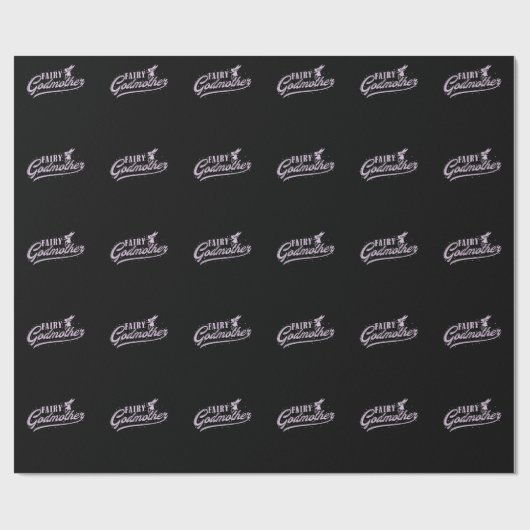 Fee Fairy Godmutter Geschenkpapier (Flach)