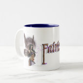 Fee-Felsen Zweifarbige Tasse (Vorderseite Links)