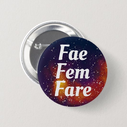 Fee/Fem/Fare Anpassbare Galaxy Pronoun Button (Vorne & Hinten)