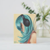 Fee Funk Nr. 3 Postcard Kopfhörer Fee Postkarte (Stehend Vorderseite)