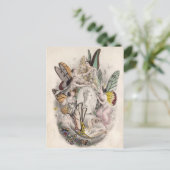 Fee für antike Fairies Nymphen drucken Postkarte (Stehend Vorderseite)