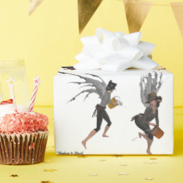 Fee für Twin Boy Rain Geschenkpapier