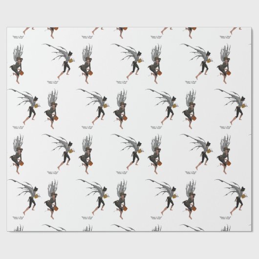 Fee für Twin Boy Rain Geschenkpapier (Flach)