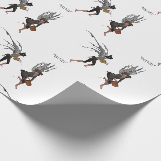 Fee für Twin Boy Rain Geschenkpapier (Ecke)