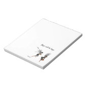 Fee für zwei Boy-Rain Notizblock (Rotiert)