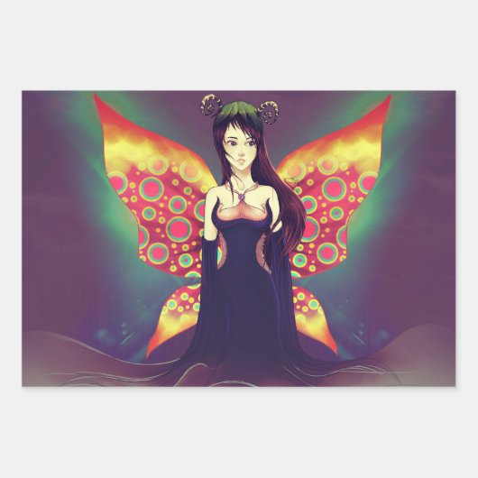 Fee Geschenkpapier Set (Vorderseite 2)