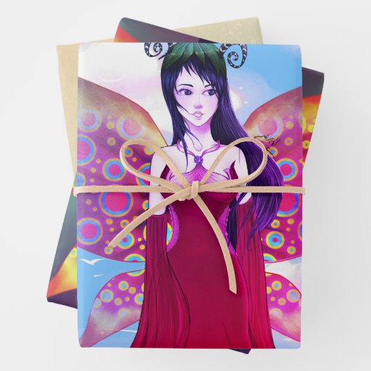 Fee Geschenkpapier Set (Beispiel)