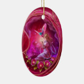 Fee - Girly Digital-Kunst Keramik Ornament (Rechts)