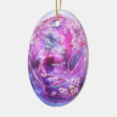 Fee - Girly Digital-Kunst Keramikornament (Links)