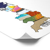 Fee Grunddruck Poster (Ecke)