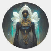 Fee Guardian Fantasy Runder Aufkleber (Vorderseite)