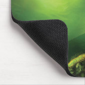Fee im Blumen-Hut Mousepad (Ecke)