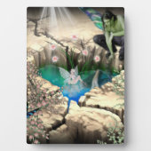 Fee im Elfenteich Fotoplatte (Vorderseite)