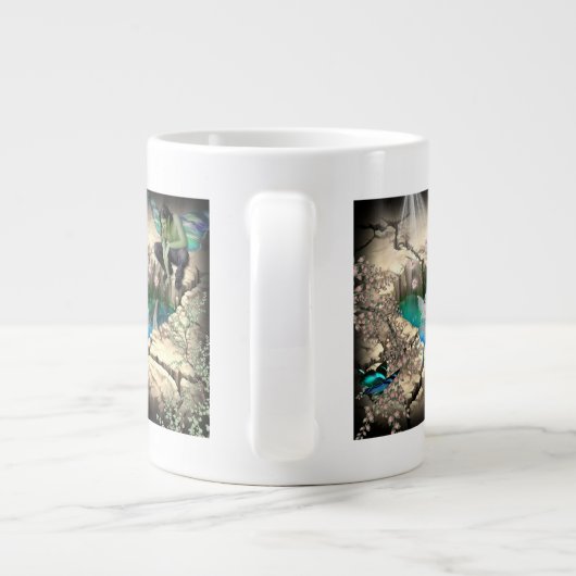 Fee im Elfenteich Jumbo-Tasse (Rückseite)