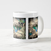 Fee im Elfenteich Jumbo-Tasse (Vorderseite Rechts)