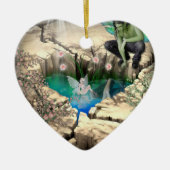 Fee im Elfenteich Keramikornament (Vorne)