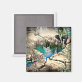 Fee im Elfenteich Magnet (Vorderseite/Rückseite)