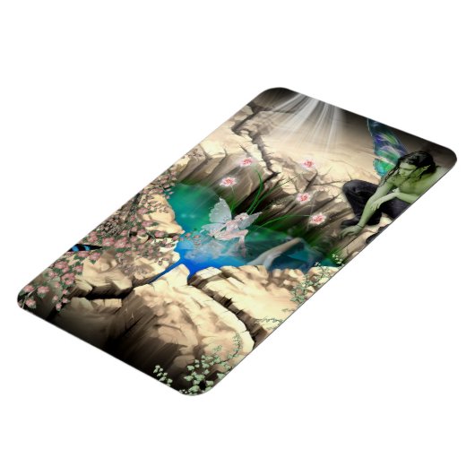 Fee im Elfenteich Magnet (Linke Seite)