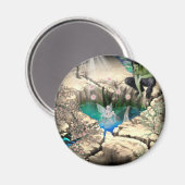 Fee im Elfenteich Magnet (Vorderseite/Rückseite)