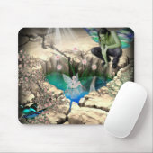 Fee im Elfenteich Mousepad (Mit Mouse)