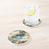 Fee im Elfenteich Sandstein Untersetzer (Seite)