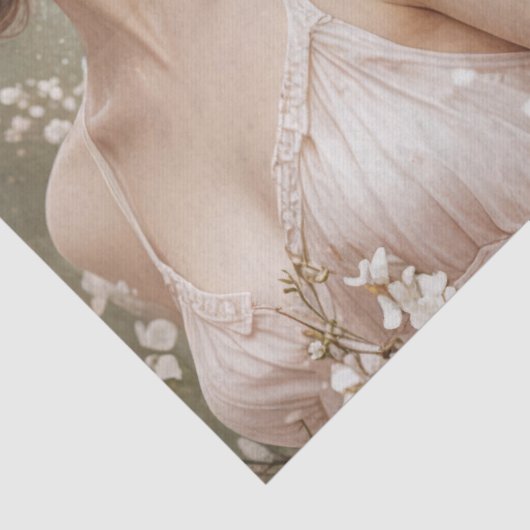 Fee im Frühling Seidenpapier (Detail)