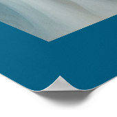 "Fee im Sonnenaufgang" Poster (Ecke)