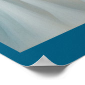 "Fee im Sonnenaufgang" Poster (Ecke)