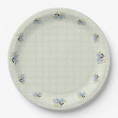 FEE in Blau Pappteller (Vorderseite)