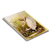 Fee in blühendem HeimkopfNotebook/Journal Notizblock (Rechte Seite)