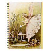 Fee in blühendem HeimkopfNotebook/Journal Notizblock (Vorderseite)