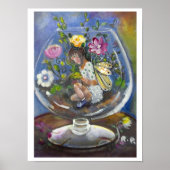 Fee in einem Terrarium Poster (Vorne)