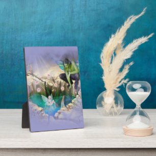 Fee in Elven Pond Vignette Fotoplatte