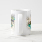 Fee in Elven Pond Vignette Jumbo-Tasse (Rückseite)