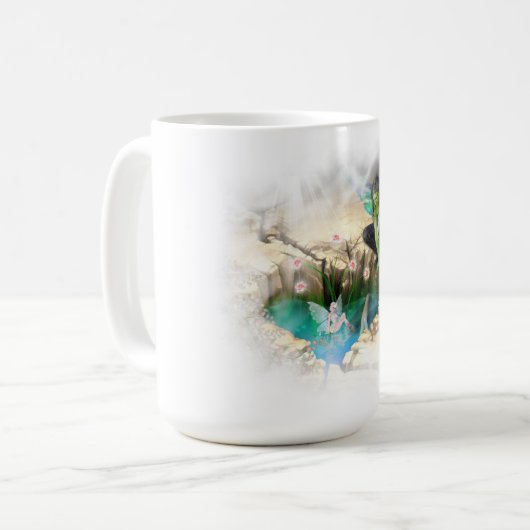Fee in Elven Pond Vignette Kaffeetasse (Vorderseite Links)