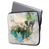 Fee in Elven Pond Vignette Laptopschutzhülle (Vorderseite Links)