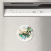 Fee in Elven Pond Vignette Magnet (In Situ (Geschirrspüler))