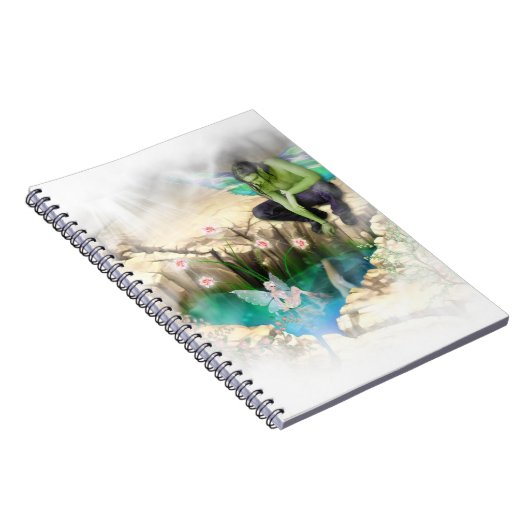 Fee in Elven Pond Vignette Notizblock (Rechte Seite)