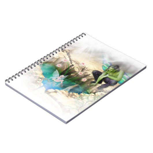 Fee in Elven Pond Vignette Notizblock (Linke Seite)