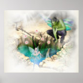 Fee in Elven Pond Vignette Poster (Vorne)