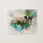 Fee in Elven Pond Vignette Puzzle (Horizontal)