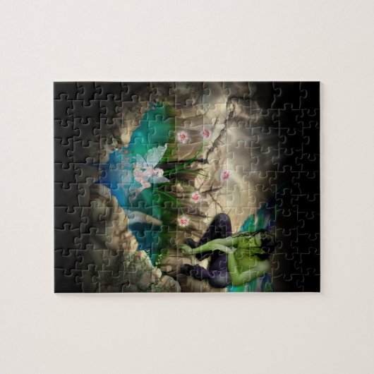 Fee in Elven Pond Vignette Puzzle (Horizontal)