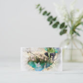 Fee in Elven Pond Vignette Visitenkarte (Stehend Vorderseite)