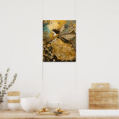 Fee in Gelb Poster (Küche)