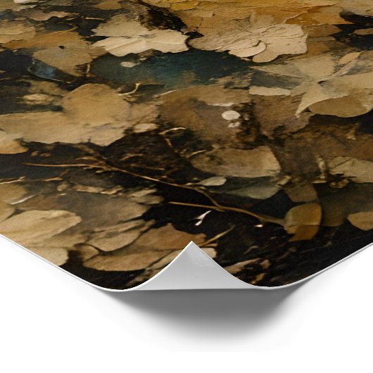 Fee in Gelb Poster (Ecke)