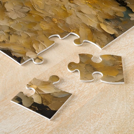 Fee in Gelb Puzzle (Seite)