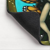 "Fee in meinem Fenster" Mousepad (Ecke)