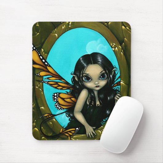 "Fee in meinem Fenster" Mousepad (Mit Mouse)