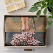 Fee in rosa Kleid Seidenpapier (Geschenk)