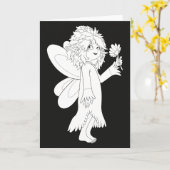 Fee Karte (Gelbe Blume)